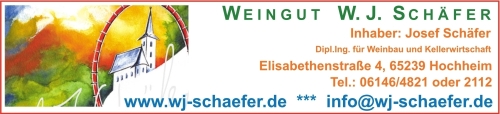 Banner Weingut Schaefer 2015 500