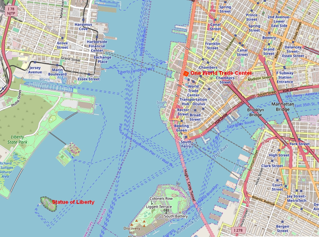 Karte NYC 